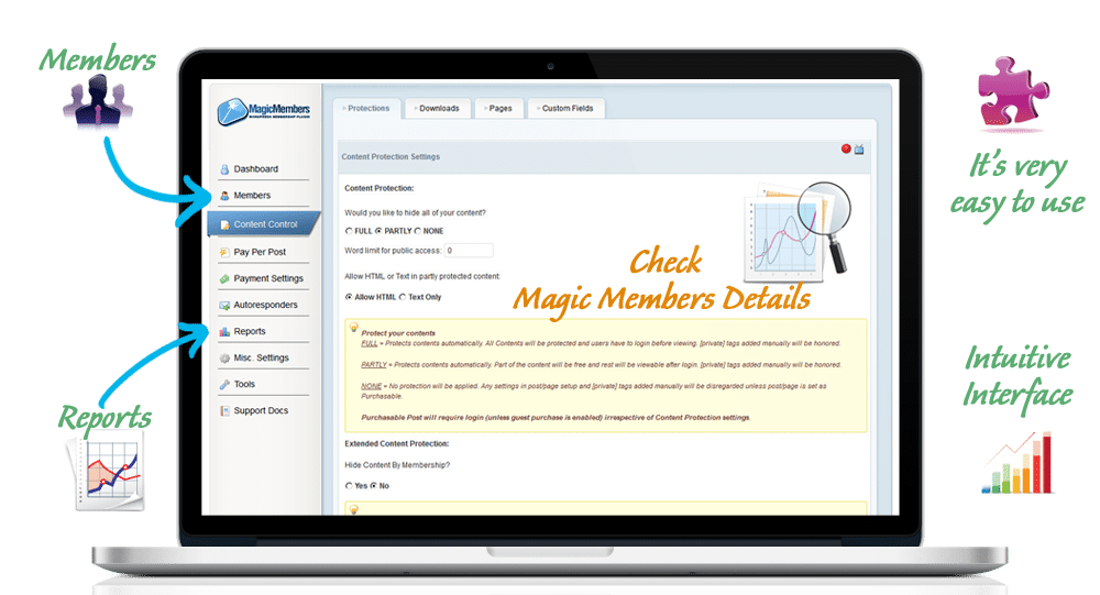 Magic Members membership plugin