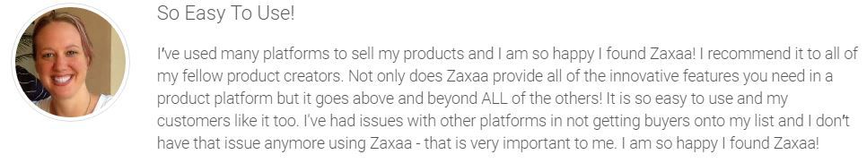 Zaxaa is easy to use