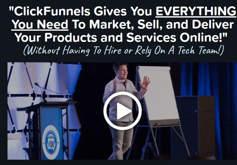 This is an Imge Showing ClickFunnels as one of the Best Website Builders